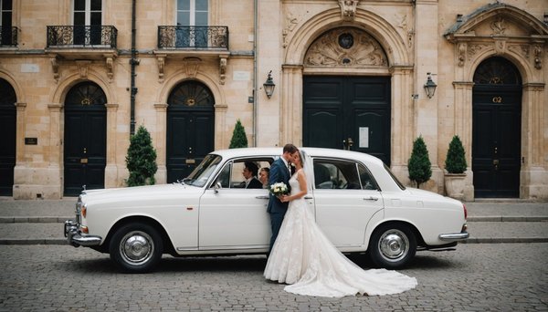Louez la voiture de mariage de vos rêves à bordeaux